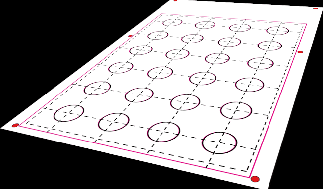 治具にボールをセット